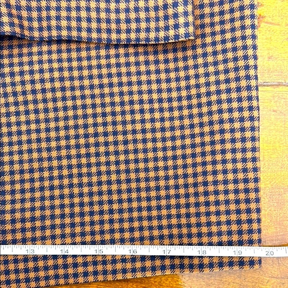 Vintage Braemar Petites Pure Virgin Wool Brown Checkered Women's Skirt Lined - Picture 7 of 11